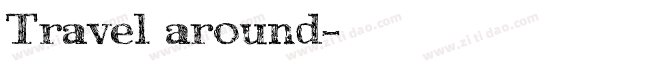 Travel around字体转换